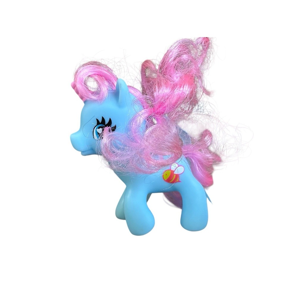 Pony Gi-Go Wonder Blue Unicorn Pink Hair Bumble Bee S-09-81 My Little Pony